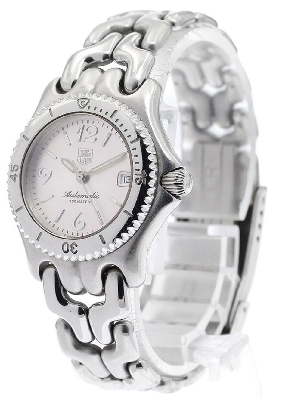 TAG HEUER S/el WG2310 Date Silver Dial Automatic Ladies Watch_917222